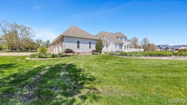 9108 Wiltshire Dr, Columbia, IL 62236 - view of side of property with a yard and a garage