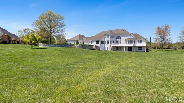 9108 Wiltshire Dr, Columbia, IL 62236 - back of property with a yard