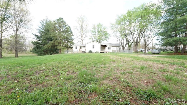 view of yard