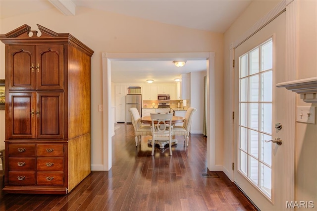 5 W Sunny Hill Blvd, Saint Peters, MO 63376 - dining space with dark wood finished floors and baseboards