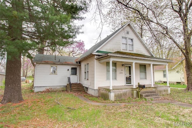 225 Tunison, White Hall, IL 62092 - bungalow-style home with covered porch