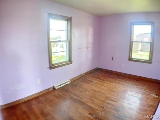 708 Locust St, Edgar Springs, MO 65462 - empty room featuring wood finished floors and baseboards