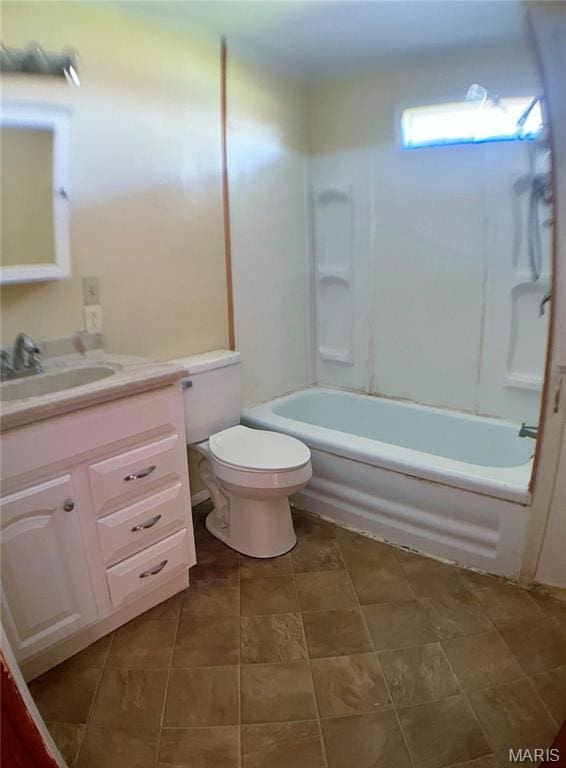 708 Locust St, Edgar Springs, MO 65462 - full bath featuring vanity, toilet, and tub / shower combination