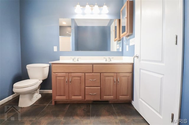 23332 Righteous Ln, Waynesville, MO 65583 - bathroom with double vanity and tile patterned floors