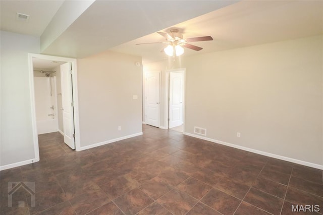 23332 Righteous Ln, Waynesville, MO 65583 - empty room featuring ceiling fan and baseboards