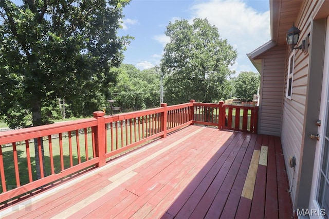 23332 Righteous Ln, Waynesville, MO 65583 - view of wooden terrace