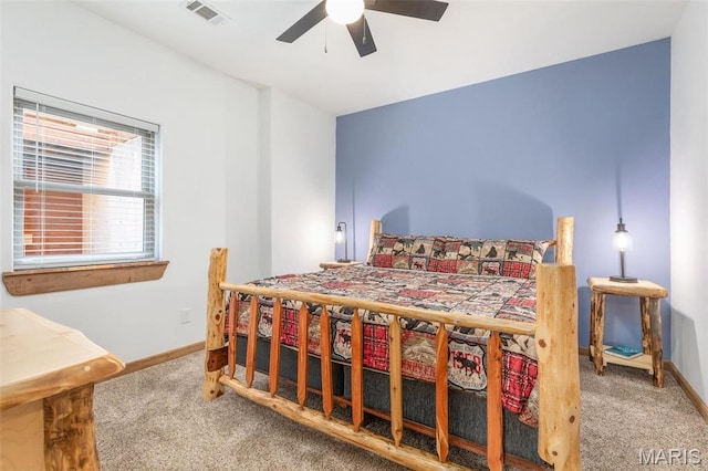 1318 Stormy Point Rd Unit 7, Branson, MO 65616 - carpeted bedroom featuring baseboards and ceiling fan