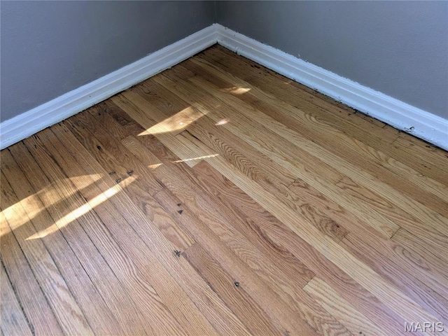 330 N Floridale Ave, Saint Louis, MO 63135 - detailed view of wood finished floors and baseboards