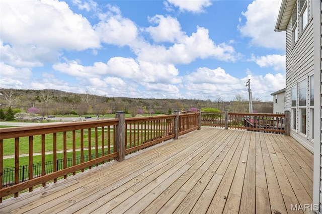 407 Forby Estates Dr, Eureka, MO 63025 - wooden deck with a yard