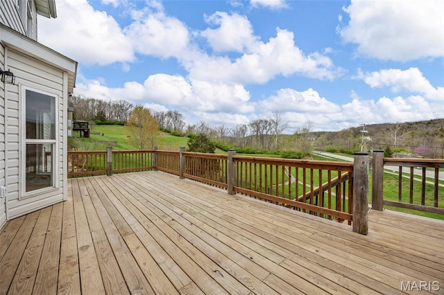 407 Forby Estates Dr, Eureka, MO 63025 - deck featuring a lawn