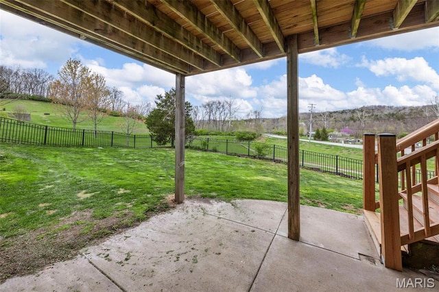 407 Forby Estates Dr, Eureka, MO 63025 - view of patio / terrace with a view of rural / pastoral area