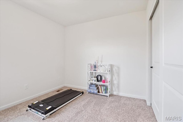 145 Pampano Ln, Saint Charles, MO 63301 - recreation room with carpet floors and baseboards