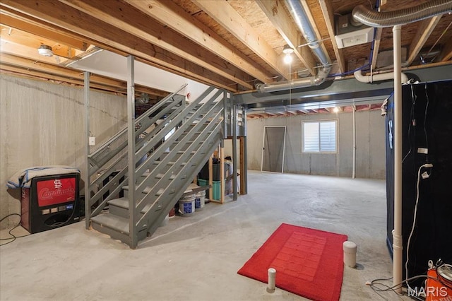 145 Pampano Ln, Saint Charles, MO 63301 - below grade area with stairs