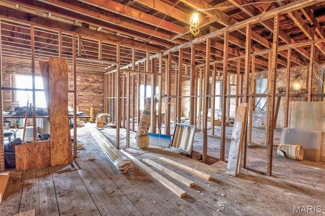 32 W School St, Bonne Terre, MO 63628 - miscellaneous room featuring hardwood / wood-style floors