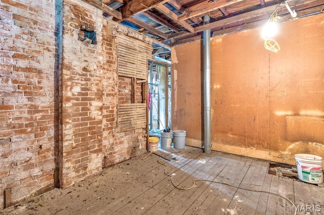 32 W School St, Bonne Terre, MO 63628 - miscellaneous room featuring hardwood / wood-style flooring