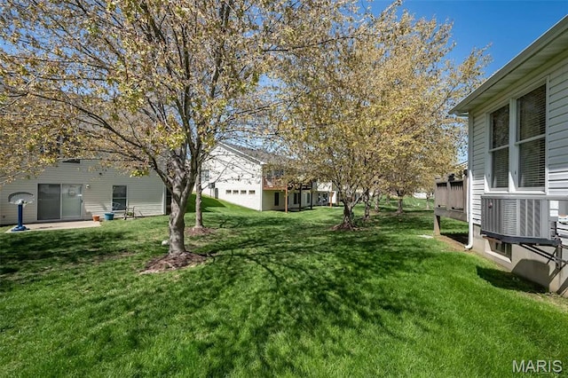 view of green lawn