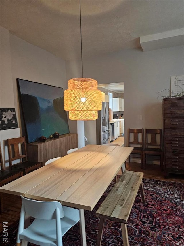 view of dining area