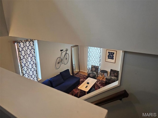 view of living area