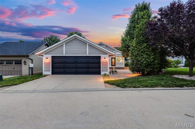 1420 Randle St, Edwardsville, IL 62025 - view of front of house featuring a yard and driveway