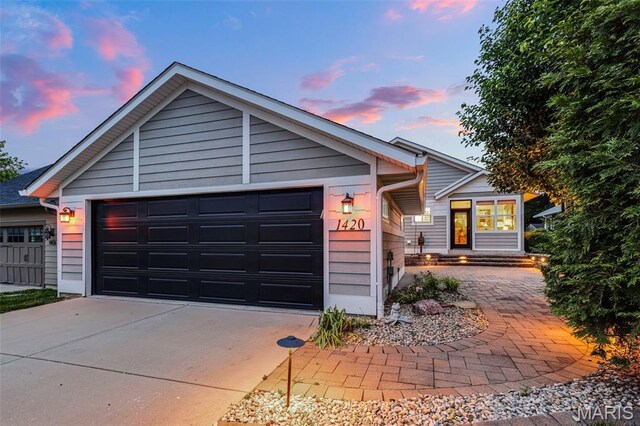 1420 Randle St, Edwardsville, IL 62025 - ranch-style home featuring driveway and a garage