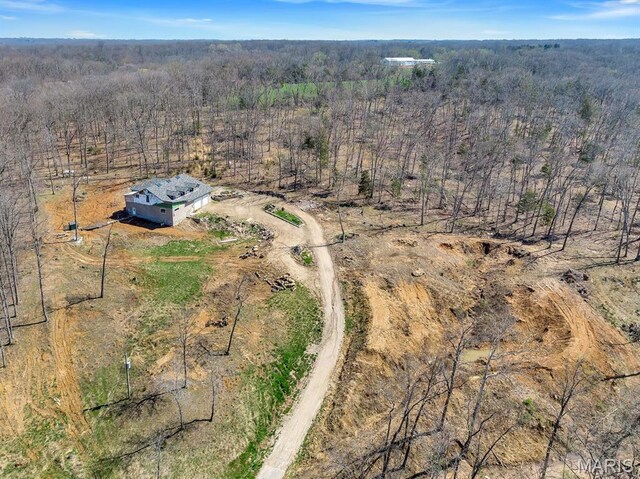 14742 Madison Ln, Wright City, MO 63390 - overview of rural landscape featuring a forest