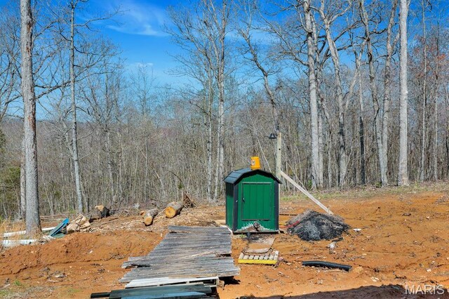 14742 Madison Ln, Wright City, MO 63390 - view of yard with a wooded view