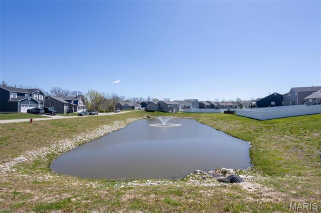 1027 Watering Stone Ct, Pevely, MO 63070 - view of property's community featuring a residential view, a water view, and a yard
