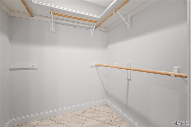 3974 Utah St, Saint Louis, MO 63116 - spacious closet with marble look tiles