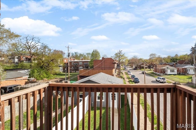 3974 Utah St, Saint Louis, MO 63116 - balcony with a residential view