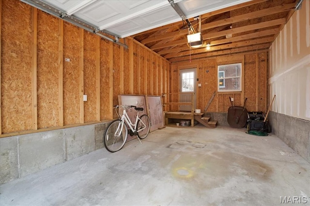 3974 Utah St, Saint Louis, MO 63116 - garage featuring a garage door opener