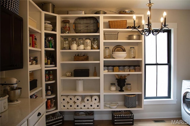 3 Inland Ct, Wright City, MO 63390 - pantry with washer / dryer