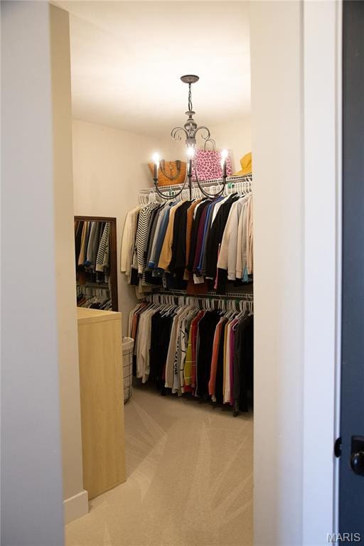 3 Inland Ct, Wright City, MO 63390 - spacious closet with a chandelier and carpet