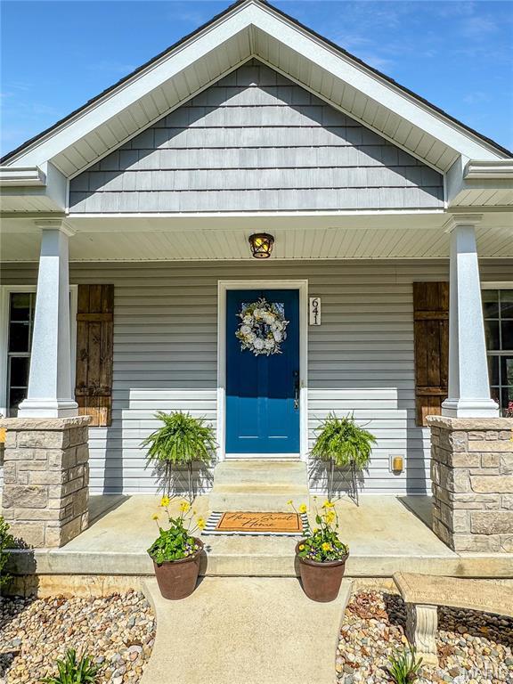 641 Ponderosa Trl, Beaufort, MO 63013 - entrance to property with a porch