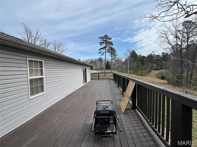 10303 Woodberry Rd, Potosi, MO 63664 - view of wooden deck