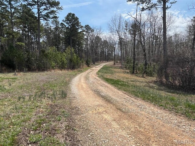 10303 Woodberry Rd, Potosi, MO 63664 - view of dirt / gravel road featuring a view of trees