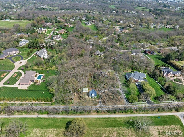 1536 S Mason Rd, Saint Louis, MO 63131 - aerial overview of property's location