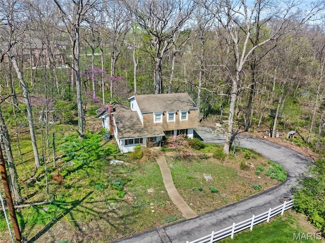 1536 S Mason Rd, Saint Louis, MO 63131 - view from above of property featuring a forest