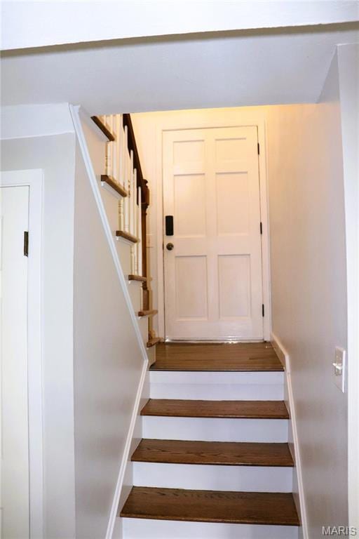 view of stairs