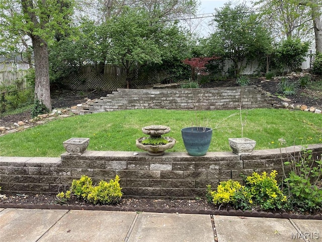 view of yard