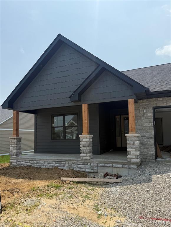 2253 Heywood Mdws, Cape Girardeau, MO 63701 - view of front of property with a porch