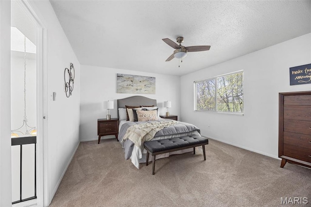 1747 Russet Valley Dr, Saint Louis, MO 63146 - bedroom with light colored carpet, baseboards, and a ceiling fan