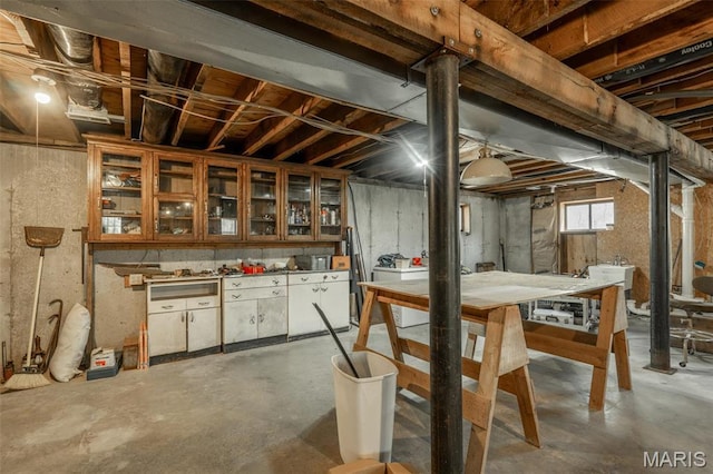 124 Wayne 527, Greenville, MO 63944 - below grade area with washer / dryer