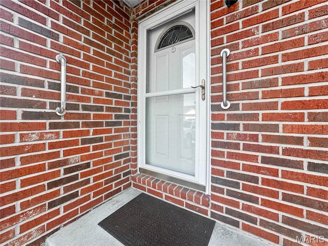 737 Marney Ln, Waterloo, IL 62298 - view of exterior entry with brick siding