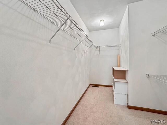 737 Marney Ln, Waterloo, IL 62298 - walk in closet featuring light colored carpet