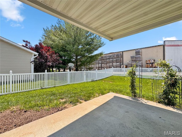 737 Marney Ln, Waterloo, IL 62298 - view of yard with a patio area