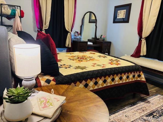 9 Mcleod St Unit A, Cuba, MO 65453 - bedroom featuring wood finished floors