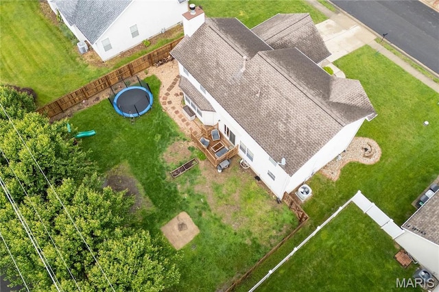 view of subject property