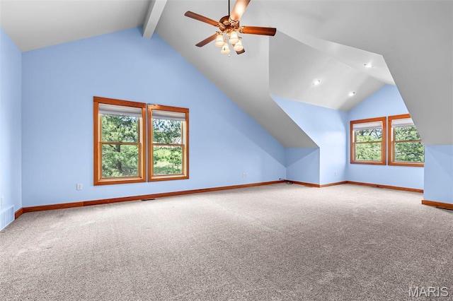 3333 State Highway 177, Cape Girardeau, MO 63701 - additional living space with carpet floors, baseboards, a ceiling fan, and recessed lighting