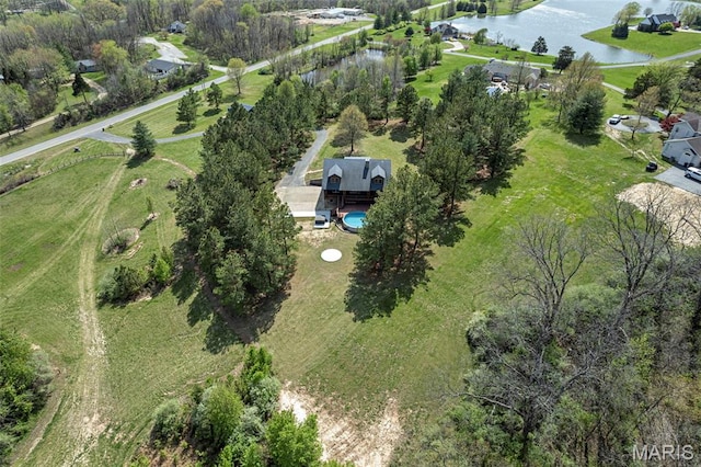 3333 State Highway 177, Cape Girardeau, MO 63701 - aerial view of property and surrounding area with a large body of water