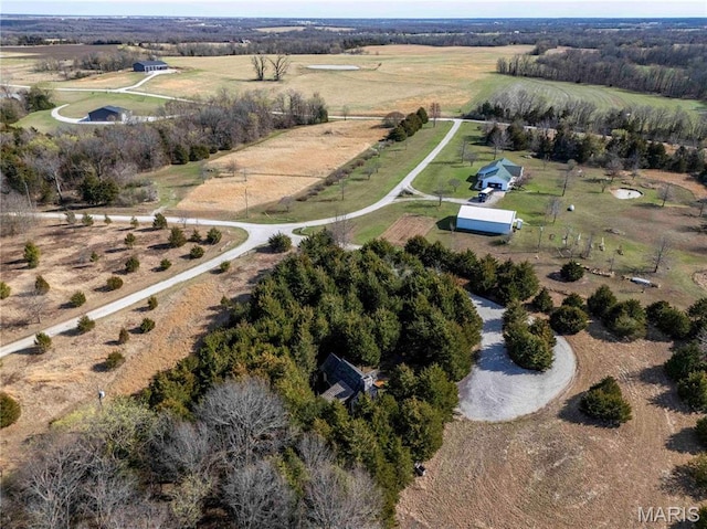 view of property location with rural landscape